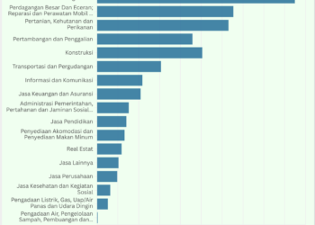 Disrtribusi PDB Atas Dasar Harga Berlaku Tahun 2024 (%)
