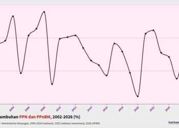 pertumbuhan ppn dan ppnbm 2002-2026